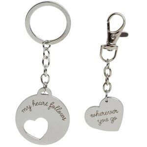 *Copy of NWT ~ Pearhead Matching Metal Keychain and Dog/Cat Collar Charm Set